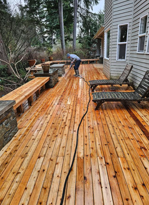 Wood Construction - These are projects that focus on wood construction including decks and rails.