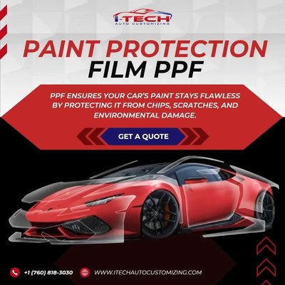Paint Protection Film (PPF) - At i-tech Auto Customizing we provide long lasting Paint Protection with PPF! Paint Protection Film (PPF) - At i-tech Auto Customizing we provide long lasting Paint Protection with PPF!