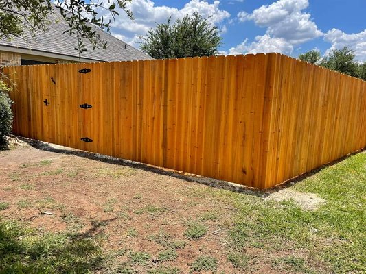 Restoration & Staining - Does your fence need a facelift? Our expert restoration and staining services refresh, protect, and transform worn-out fences. Browse before-and-after shots showing the stunning results our team can achieve.