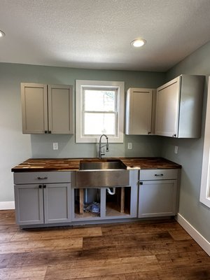 Home remodel with new paint finish - This home was complete remodel, with fresh paint finish