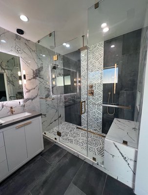 Master Bath New Addition - We did an addition to an existing home to add an additional bathroom which was built completely from ground up.