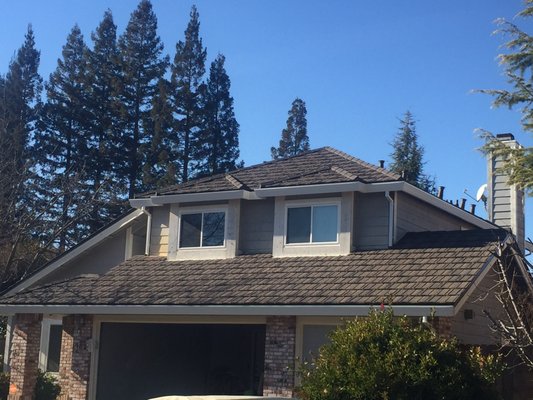 Boral Steel Re-Roof - Removed old shake roof, installed Boral Steel Pine Crest Shake roofing system