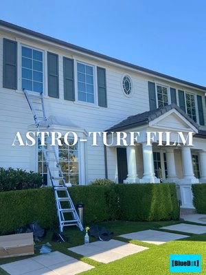 Astro-Turf Protection FIlm - Window Film protects your artificial turf, natural grass, and vinyl siding by reducing the sun’s damaging reflection off of your home or business’s windows. Stop turf from melting with the quick and easy installation of Astro-Turf film.
Services: Stop Turf From Melting, Turf Protection Film, Siding Protection Film, Heat control Window Film Astro-Turf Protection FIlm - Window Film protects your artificial turf, natural grass, and vinyl siding by reducing the sun’s damaging reflection off of your home or business’s windows. Stop turf from melting with the quick and easy installation of Astro-Turf film.
Services: Stop Turf From Melting, Turf Protection Film, Siding Protection Film, Heat control Window Film