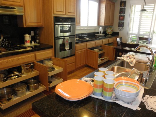 Package of 6 - We can do a package of 6 Roll-Out Shelves for a total of $795. That includes 6 standard Roll-Out Shelves, tax, and installation fees so it's simple and easy for everyone!