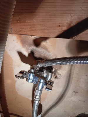 Angle Stop Valve - Replace when showing signs of mineral buildup, corrosion, or difficulty turning, typically every 10-12 years. Failing angle stop valves can prevent you from shutting off water to individual fixtures during emergencies and lead to inability to perform simple repairs or replacements of faucets and toilets. Angle Stop Valve - Replace when showing signs of mineral buildup, corrosion, or difficulty turning, typically every 10-12 years. Failing angle stop valves can prevent you from shutting off water to individual fixtures during emergencies and lead to inability to perform simple repairs or replacements of faucets and toilets.