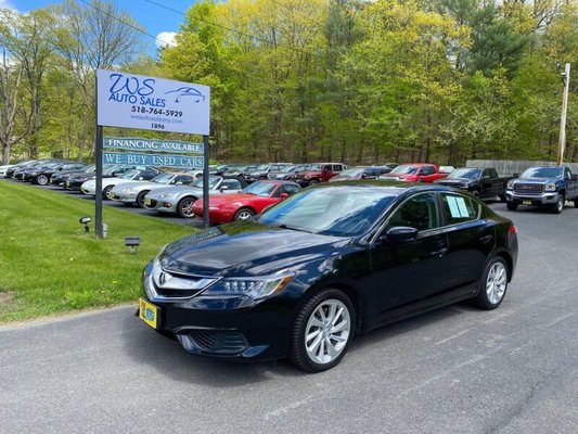 2017 Acura ILX w/Tech 4dr Sedan w/Technology Plus Package - This 2017 Acura ILX with the Technology Plus Package has a CARFAX Buy Back Guarantee from WS Auto Sales so you can buy with confidence that there are no undisclosed history problems. Professionally detailed and in excellent physical and mechanical condition.
The 2.4L 4cyl engine and 8-Speed Automatic Transmission will get this ILX 35MPG on the highway! This Acura is loaded with options including Power Sliding Moon Roof, Heated Leather Seating, 4 Wheel Disc ABS Brakes, Front and Side Impact Airbags, Keyless Access, Push Button Start, Navigation, Rear View Camera, Lane Departure Warning, Adaptive Cruise Control, Forward Collision Warning, Bluetooth, Touch Screen Radio Display with AM,FM,XM,CD,USB and AUX Input, Alloy Wheels and much more!
Financing and Extended Warranties Available. Please call (518) 764-5929 for more information and availability. 2017 Acura ILX w/Tech 4dr Sedan w/Technology Plus Package - This 2017 Acura ILX with the Technology Plus Package has a CARFAX Buy Back Guarantee from WS Auto Sales so you can buy with confidence that there are no undisclosed history problems. Professionally detailed and in excellent physical and mechanical condition.
The 2.4L 4cyl engine and 8-Speed Automatic Transmission will get this ILX 35MPG on the highway! This Acura is loaded with options including Power Sliding Moon Roof, Heated Leather Seating, 4 Wheel Disc ABS Brakes, Front and Side Impact Airbags, Keyless Access, Push Button Start, Navigation, Rear View Camera, Lane Departure Warning, Adaptive Cruise Control, Forward Collision Warning, Bluetooth, Touch Screen Radio Display with AM,FM,XM,CD,USB and AUX Input, Alloy Wheels and much more!
Financing and Extended Warranties Available. Please call (518) 764-5929 for more information and availability.
