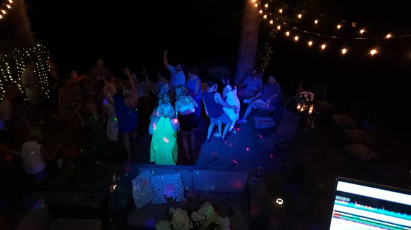 Lake Norman Party - DJ ROBFATHER DJ'd a wedding reception on Lake Norman for a couple that got married during COVID and had to wait an entire year for the celebration. The event lasted for almost 8 hours and everyone had a BLAST!