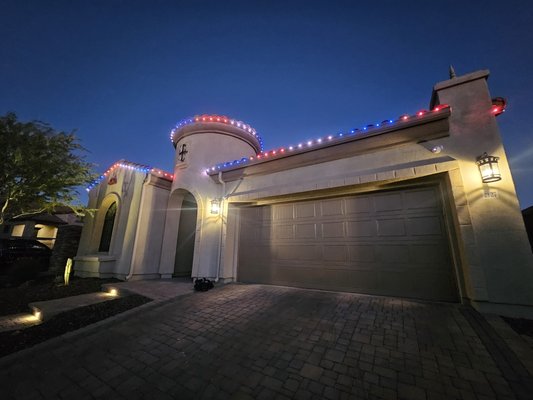 permanent holiday lighting installation - This was a clean and simple HOA-approved install. permanent holiday lighting installation - This was a clean and simple HOA-approved install.