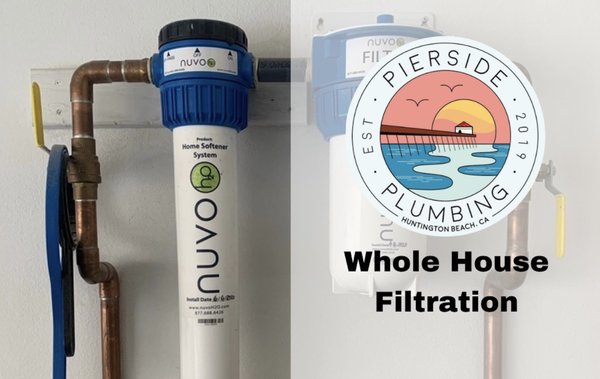 Whole House Filtration - Improve the water quality in your home with a professionally installed whole-house filtration system from Pierside Plumbing, your trusted Huntington Beach plumber. We design and install systems that reduce hard water, sediment, chlorine, and the contaminants that shorten the life of your fixtures and appliances.
Every home is different, so we size each filtration setup for your exact water needs. From upgraded mainline shutoffs to clean plumbing work and premium materials, we make sure your system performs the way it should from day one.
If you’re looking for reliable water filtration, cleaner water throughout the entire home, and a local team that stands behind their work, we’re here to help. Whole House Filtration - Improve the water quality in your home with a professionally installed whole-house filtration system from Pierside Plumbing, your trusted Huntington Beach plumber. We design and install systems that reduce hard water, sediment, chlorine, and the contaminants that shorten the life of your fixtures and appliances.
Every home is different, so we size each filtration setup for your exact water needs. From upgraded mainline shutoffs to clean plumbing work and premium materials, we make sure your system performs the way it should from day one.
If you’re looking for reliable water filtration, cleaner water throughout the entire home, and a local team that stands behind their work, we’re here to help.