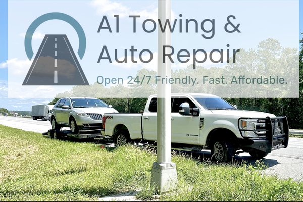 We help with all roadside assistance - A1 Towing & Auto repair can help you with anything that you are looking for. Call us at (386) 289-7539 We help with all roadside assistance - A1 Towing & Auto repair can help you with anything that you are looking for. Call us at (386) 289-7539