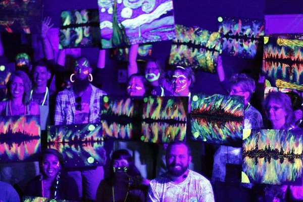 Black light Paint Night: Neon Painting Experience in Calgary - As Low as $30 / person
Looking for a night that breaks the routine? This 18+ blacklight session is your chance to let loose, have fun, and enjoy something completely different. The studio lights go down and the neon colors come alive, giving you a painting experience that’s playful and low-pressure. With minimal instructions but maximum fun, it’s a bold Calgary paint night that helps you shake off the week and enjoy a vibrant creative escape. Black light Paint Night: Neon Painting Experience in Calgary - As Low as $30 / person
Looking for a night that breaks the routine? This 18+ blacklight session is your chance to let loose, have fun, and enjoy something completely different. The studio lights go down and the neon colors come alive, giving you a painting experience that’s playful and low-pressure. With minimal instructions but maximum fun, it’s a bold Calgary paint night that helps you shake off the week and enjoy a vibrant creative escape.