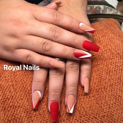 Royal Nails - Dear customers! For over ten years experience for this job for doing acrylic, gel builder, dipping powder, pink and white … and of course manicure and pedicure. We welcome you all to our salon with nice service ,everything sanitizer,safety relaxing here for spa pedicure with hot stone massage and warm paraffin treatment specially nails done like what you asking for and more service. Royal Nails - Dear customers! For over ten years experience for this job for doing acrylic, gel builder, dipping powder, pink and white … and of course manicure and pedicure. We welcome you all to our salon with nice service ,everything sanitizer,safety relaxing here for spa pedicure with hot stone massage and warm paraffin treatment specially nails done like what you asking for and more service.