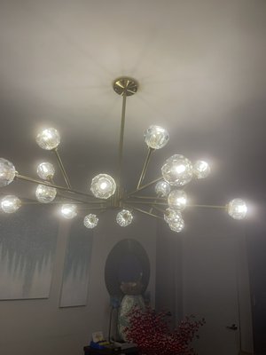 Electrical work… Installed this beautiful light fixtures - Look at light fixtures work that was diligently installed by one of our professional. Customer was happy with the work…