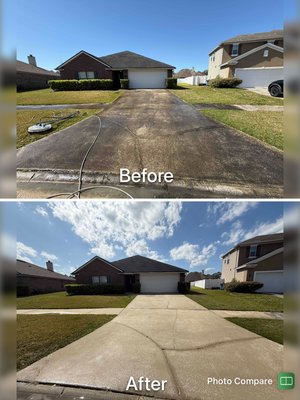 Driveway and Concrete Cleaning - Driveway & Concrete Cleaning
We specialize in restoring dirty, stained driveways and concrete surfaces to their original look. Using high-pressure surface cleaners and eco-friendly solutions, we remove built-up grime, algae, oil stains, and more — leaving your concrete looking bright, clean, and refreshed. Whether it’s a driveway, sidewalk, patio, or pool deck, All Pro Soft Wash delivers results that boost curb appeal and property value. Driveway and Concrete Cleaning - Driveway & Concrete Cleaning
We specialize in restoring dirty, stained driveways and concrete surfaces to their original look. Using high-pressure surface cleaners and eco-friendly solutions, we remove built-up grime, algae, oil stains, and more — leaving your concrete looking bright, clean, and refreshed. Whether it’s a driveway, sidewalk, patio, or pool deck, All Pro Soft Wash delivers results that boost curb appeal and property value.