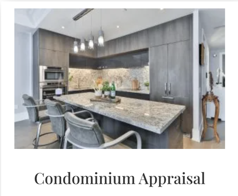 Condominium Appraisal - Form 1004 – URAR Interior/Exterior (Single Family House Appraisal)
Form 1004MC – (add to 1004 or 1073)
Form 1073 – Condo Interior/Exterior (Condominium Appraisal)
Form 1075 or 2055- Exterior Only
Form 1004C – Manufactured Home
Form 1007 Rent Schedule
Form 216 Operating Income Statement
FHA Single Family
USDA Single Family
Field/Desk Review
Relocation
Foreclosure / REO
2-4 Family Income Producing Property
Residential Site/Vacant Land