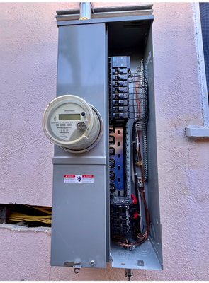 200 amp Main Panel Upgrade, and Relocation - This installation was completed in one day and ready for inspection. 100 amp to 200 amp main panel upgrade. Solar ready. 200 amp Main Panel Upgrade, and Relocation - This installation was completed in one day and ready for inspection. 100 amp to 200 amp main panel upgrade. Solar ready.