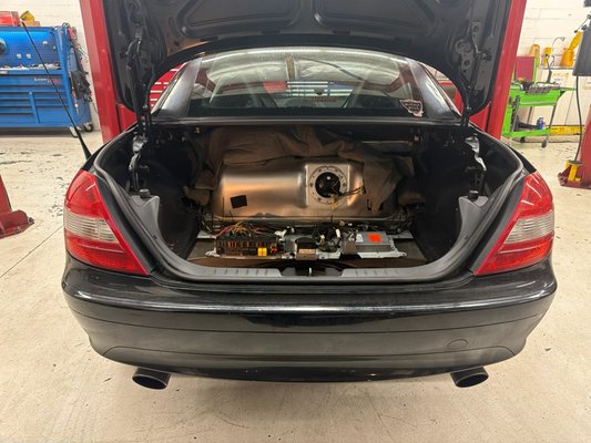 Mercedes-Benz Fuel Evap Leak - This Mercedes-Benz was brought in with a Check Engine Light and an EVAP system fault indicating a fuel vapor leak. Fuel vapor leaks can cause drivability issues, fuel odors, and failed emissions tests if not properly diagnosed.
Performed a complete EVAP system diagnostic
Smoke-tested the system to locate the vapor leak
Inspected gas cap, purge valve, vent valve, and EVAP lines
Identified the failed component causing the leak
Completed the necessary repair and verified system integrity
After repairs, the system was retested to confirm the fuel vapor leak was resolved and the Check Engine Light was cleared.
At Ten-Four Auto, we specialize in accurate diagnostics on European vehicles like Mercedes-Benz—fixing the issue correctly the first time. Mercedes-Benz Fuel Evap Leak - This Mercedes-Benz was brought in with a Check Engine Light and an EVAP system fault indicating a fuel vapor leak. Fuel vapor leaks can cause drivability issues, fuel odors, and failed emissions tests if not properly diagnosed.
Performed a complete EVAP system diagnostic
Smoke-tested the system to locate the vapor leak
Inspected gas cap, purge valve, vent valve, and EVAP lines
Identified the failed component causing the leak
Completed the necessary repair and verified system integrity
After repairs, the system was retested to confirm the fuel vapor leak was resolved and the Check Engine Light was cleared.
At Ten-Four Auto, we specialize in accurate diagnostics on European vehicles like Mercedes-Benz—fixing the issue correctly the first time.