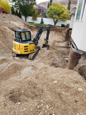 Excavation - This excavation project is for a home addition Excavation - This excavation project is for a home addition