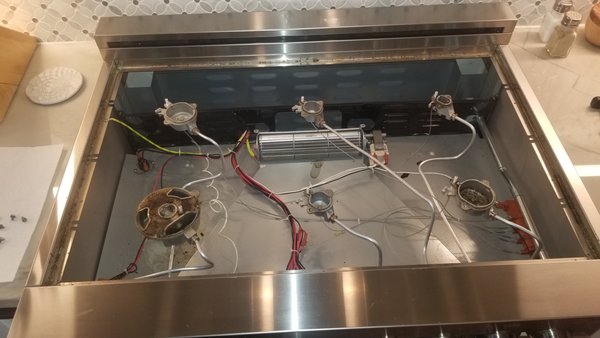 The cooktop panel replacement - The cooktop panel replacement