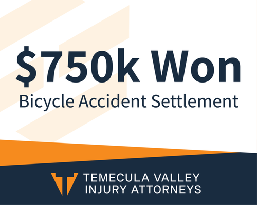 Bicycle Accident - $750,000 - While out on bail, our client was riding his bicycle when he was hit by a vehicle driven by the bounty hunter that was attempting to arrest him. Our client sustained injuries to his low back and right shoulder. After litigating the case for many months, the insurance company for the bounty hunter decided to settle the case. Bicycle Accident - $750,000 - While out on bail, our client was riding his bicycle when he was hit by a vehicle driven by the bounty hunter that was attempting to arrest him. Our client sustained injuries to his low back and right shoulder. After litigating the case for many months, the insurance company for the bounty hunter decided to settle the case.