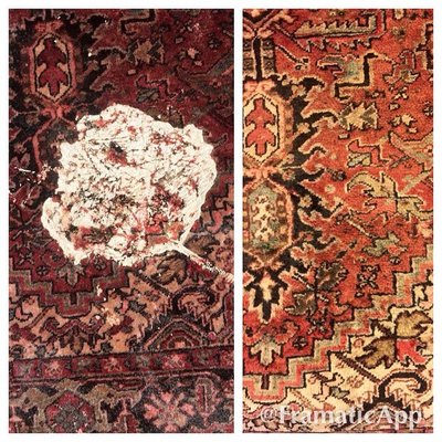 Area Rug Cleaning - Before & After Area Rug Pick & Delivery Area Rug Cleaning - Before & After Area Rug Pick & Delivery