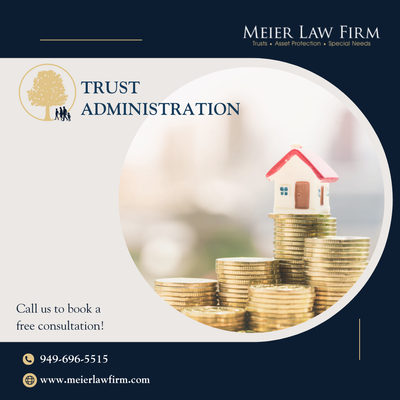 Trust Administration Made Simple and Efficient - Trust administration can be a complex process, but with Meier Law Firm, you have a trusted partner by your side. We help guide you through the necessary steps to manage and distribute your assets according to your loved one’s wishes. Let us simplify the process—call us for a complimentary initial planning session. Trust Administration Made Simple and Efficient - Trust administration can be a complex process, but with Meier Law Firm, you have a trusted partner by your side. We help guide you through the necessary steps to manage and distribute your assets according to your loved one’s wishes. Let us simplify the process—call us for a complimentary initial planning session.