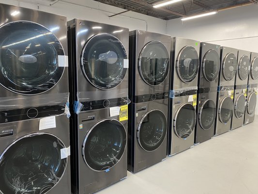 Integrated Home Appliances Solution - LG smart appliances can all be integrated and controlled by APP on phones anywhere you are. Have all major appliances including fridges, washers, dryers, dishwashers, oven ranges, microwaves, and much more.