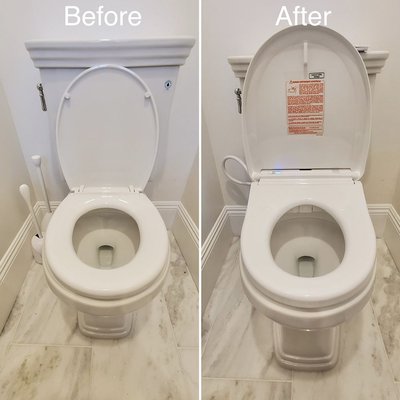 Toilet Bidet Seat Installation - We always give options to your plumbing problems and provide you with the option that fits you best. We specialize in drain cleaning , hydro-jetting, drain repairs, water heaters , installing sink/faucet/toilet and more.
Give us a call today! Toilet Bidet Seat Installation - We always give options to your plumbing problems and provide you with the option that fits you best. We specialize in drain cleaning , hydro-jetting, drain repairs, water heaters , installing sink/faucet/toilet and more.
Give us a call today!