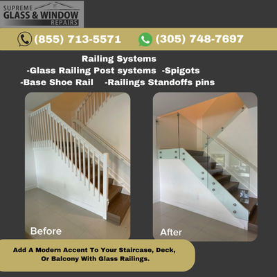 Glass Staircase Railings - Increased Property Value: Because they are often associated with luxury homes, installing glass Railings can elevate the perceived value of your property. Glass Staircase Railings - Increased Property Value: Because they are often associated with luxury homes, installing glass Railings can elevate the perceived value of your property.