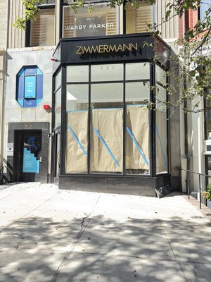 Commercial Painting - Boston - Zimmermann Store ready for opening! 
It looks sharp and beautiful. Recent construction remodeling done! Painted with pride ! ❤️
