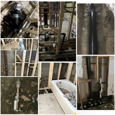 New installment and replacement of water and drain lines - Replacement and installed new water and drain lines New installment and replacement of water and drain lines - Replacement and installed new water and drain lines