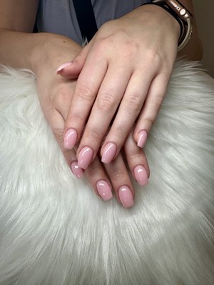 Dipping Powder - Dip powder nails are a hybrid between gel nail polish and acrylic extensions that involve "dipping" the nail into a carton of pigmented powder. The powder is then topped with a clear sealant for a longer-lasting manicure.