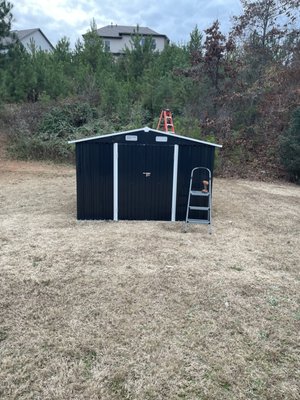 Shed 2024 - The Customer wanted a shed assembly it was done by myself mostly Shed 2024 - The Customer wanted a shed assembly it was done by myself mostly