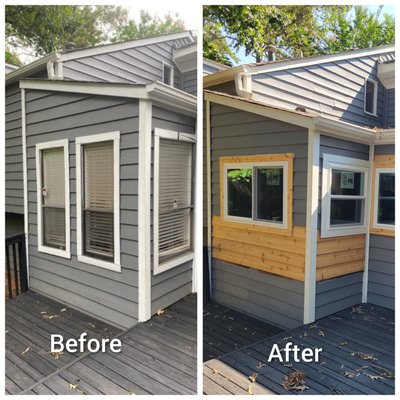Before and after - Some recent window jobs