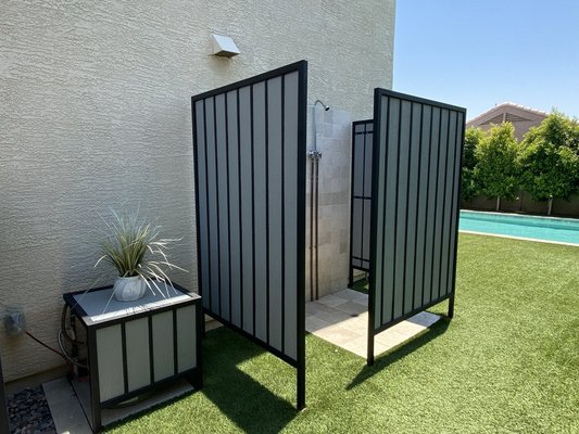 Completed Fence & Ironwork - Custom designs and gate installations. Completed Fence & Ironwork - Custom designs and gate installations.