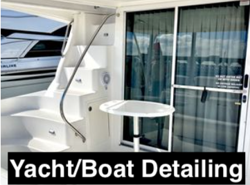Detailing for yacht ✨🛥️ - Wash & Wax ✔️
Windows int/ext cleaning ✔️
Mildew and Mold removed ✔️
Interior cleaning ✔️ 
Rust remove ✔️
Polishing ✔️