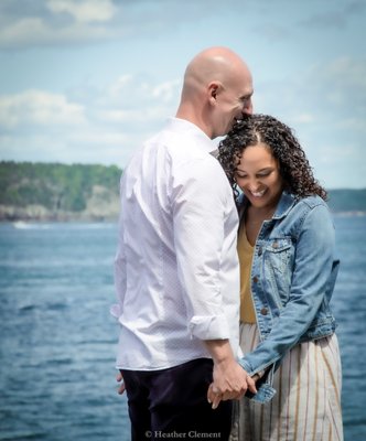 Honeymoon in Bar Harbor, ME - This couple reached out to me saying that they would be visiting Bar Harbor on their Honeymoon, and wanted some simple portraits taken. We ended up having to reschedule our shoot for later in the week, but I am so glad we did! The weather was perfect and they looked absolutely beautiful! They are a kind, loving and fun couple, and I am so happy to have had the chance to work with them.