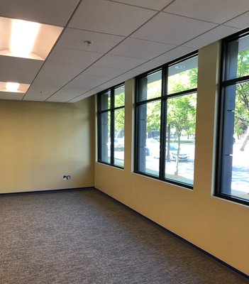 Commercial Office - Color Change - This office had been recently re-painted, but the new tenants were not a fan of the color.
They called me in for a swift color change, and now the space is a fresh canvas for them to decorate as they'd like! Commercial Office - Color Change - This office had been recently re-painted, but the new tenants were not a fan of the color.
They called me in for a swift color change, and now the space is a fresh canvas for them to decorate as they'd like!