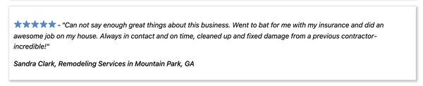 Testimonials - Hear what our happy customers have to say! See for yourself why we have a 5 star rating! Testimonials - Hear what our happy customers have to say! See for yourself why we have a 5 star rating!