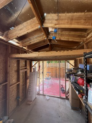 Moorpark Shed/bedroom rough electric 2026 - Complete residential electrical rough-in completed with precision and attention to detail. This project included new branch circuit wiring, outlet and switch box installation, and code-compliant routing of electrical wiring throughout the framing stage. Every installation was completed to meet current electrical codes while ensuring a clean, organized layout that will make future servicing and inspections straightforward. At Local Voltage, we take pride in delivering safe, reliable, and high-quality electrical workmanship from the ground up. Moorpark Shed/bedroom rough electric 2026 - Complete residential electrical rough-in completed with precision and attention to detail. This project included new branch circuit wiring, outlet and switch box installation, and code-compliant routing of electrical wiring throughout the framing stage. Every installation was completed to meet current electrical codes while ensuring a clean, organized layout that will make future servicing and inspections straightforward. At Local Voltage, we take pride in delivering safe, reliable, and high-quality electrical workmanship from the ground up.