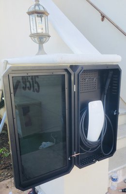 Tesla Wall Charger - Brand New Tesla Wall Charger installed in a beautiful protective wallBox Tesla Wall Charger - Brand New Tesla Wall Charger installed in a beautiful protective wallBox