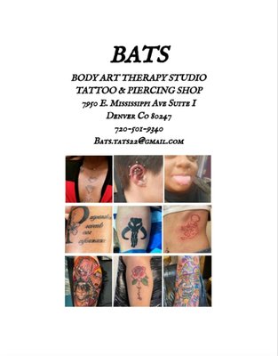 Body Art - Custom Tattoos and Piercings!