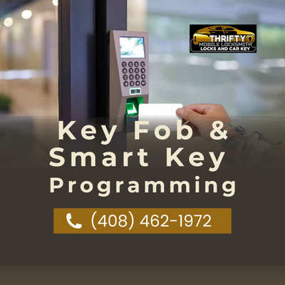 Key Fob & Smart Key Programming - Need a New Key Fob or Smart Key Programmed? Thrifty Locksmith Provides Reliable Key Programming Services
Thrifty Locksmith is a trusted local locksmith specializing in key fob and smart key programming for a wide variety of vehicle makes and models. Whether your key fob stopped working, you need a replacement programmed, or you want a spare smart key, we provide dependable automotive locksmith solutions designed to get you back on the road quickly and confidently.
Why Choose Thrifty Locksmith?
*Modern Key Programming Expertise – Today’s vehicles use advanced technology, and we have the tools and experience to program many types of smart keys, key fobs, and transponder systems.
*Fast & Convenient Service – We understand how important reliable vehicle access is. Our goal is to provide efficient service with minimal hassle.
*Reliable & Professional – We’re committed to honest service, quality workmanship, and customer satisfaction with every service.
Key Fob & Smart Key Programming Services
*Key Fob Programming
*Smart Key Programming
*Transponder Key Programming
*Replacement Key Fob Setup
*Spare Key Programming
*Remote Key Assistance
Our Process
Vehicle Assessment – We determine the type of key, fob, or smart system your vehicle requires.
Programming & Setup – Using professional diagnostic and programming tools, we configure the key to properly communicate with your vehicle.
Testing & Verification – We thoroughly test the programmed key or fob to ensure everything works correctly.
Customer Satisfaction – We make sure your new or programmed key functions properly before completing the service.
What Drivers Appreciate
Customers appreciate our professionalism, technical expertise, and ability to simplify what can feel like a frustrating situation. We strive to provide dependable, stress-free service that helps drivers regain confidence and convenience with their vehicle access.
Need help with a key fob or smart key? Thrifty Locksmith provides trusted programming services to help keep you connected to your vehicle quickly and reliably. Key Fob & Smart Key Programming - Need a New Key Fob or Smart Key Programmed? Thrifty Locksmith Provides Reliable Key Programming Services
Thrifty Locksmith is a trusted local locksmith specializing in key fob and smart key programming for a wide variety of vehicle makes and models. Whether your key fob stopped working, you need a replacement programmed, or you want a spare smart key, we provide dependable automotive locksmith solutions designed to get you back on the road quickly and confidently.
Why Choose Thrifty Locksmith?
*Modern Key Programming Expertise – Today’s vehicles use advanced technology, and we have the tools and experience to program many types of smart keys, key fobs, and transponder systems.
*Fast & Convenient Service – We understand how important reliable vehicle access is. Our goal is to provide efficient service with minimal hassle.
*Reliable & Professional – We’re committed to honest service, quality workmanship, and customer satisfaction with every service.
Key Fob & Smart Key Programming Services
*Key Fob Programming
*Smart Key Programming
*Transponder Key Programming
*Replacement Key Fob Setup
*Spare Key Programming
*Remote Key Assistance
Our Process
Vehicle Assessment – We determine the type of key, fob, or smart system your vehicle requires.
Programming & Setup – Using professional diagnostic and programming tools, we configure the key to properly communicate with your vehicle.
Testing & Verification – We thoroughly test the programmed key or fob to ensure everything works correctly.
Customer Satisfaction – We make sure your new or programmed key functions properly before completing the service.
What Drivers Appreciate
Customers appreciate our professionalism, technical expertise, and ability to simplify what can feel like a frustrating situation. We strive to provide dependable, stress-free service that helps drivers regain confidence and convenience with their vehicle access.
Need help with a key fob or smart key? Thrifty Locksmith provides trusted programming services to help keep you connected to your vehicle quickly and reliably.