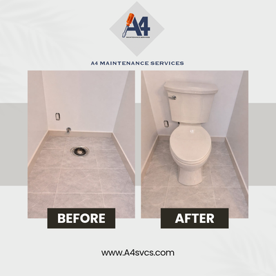 Toilet Replacement - Before & After Toilet Installation 🚽
Removed the old toilet and installed a new one with a new wax ring seal to ensure a leak-free and secure installation. Toilet Replacement - Before & After Toilet Installation 🚽
Removed the old toilet and installed a new one with a new wax ring seal to ensure a leak-free and secure installation.