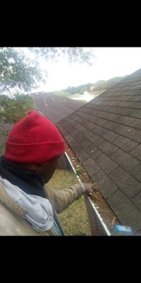 gutter cleaning - when we get rain are you tired of backing up overshooting the roof due to clock gutters let us help the flow by flushing her and getting rid gutter cleaning - when we get rain are you tired of backing up overshooting the roof due to clock gutters let us help the flow by flushing her and getting rid