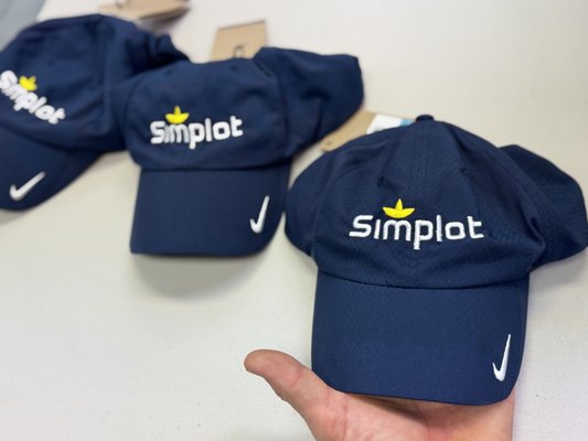 Custom Corporate Apparel for Simplot - We have been very grateful for Simplot's trust over the years. Simplot has turned to us for a wide variety of custom garments, apparel and promotional products.
From employee workshirts and uniforms to corporate gifts and novelty items, we have enjoyed bringing their ideas to life.
Simplot has been able to take advantage of our bulk discounts for distributing apparel to large teams, as well as our no-minimums for testing new product ideas.
With a 100% money-back guarantee, The Print Plug stands behind every product we deliver, and treats every customer as though they are our most important customer.
Give us a call today and let's discuss your next custom apparel project! Custom Corporate Apparel for Simplot - We have been very grateful for Simplot's trust over the years. Simplot has turned to us for a wide variety of custom garments, apparel and promotional products.
From employee workshirts and uniforms to corporate gifts and novelty items, we have enjoyed bringing their ideas to life.
Simplot has been able to take advantage of our bulk discounts for distributing apparel to large teams, as well as our no-minimums for testing new product ideas.
With a 100% money-back guarantee, The Print Plug stands behind every product we deliver, and treats every customer as though they are our most important customer.
Give us a call today and let's discuss your next custom apparel project!