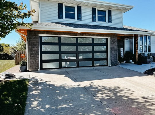 New Full view install - Here is a garage door that we installed This is a full-view glass door, and it is what we are seeing a lot lately in the industry. New Full view install - Here is a garage door that we installed This is a full-view glass door, and it is what we are seeing a lot lately in the industry.