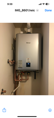 Installation of Rinnai RX199 tankless water heater - Installation of Rinnai RX199 tankless water heater