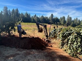 Septic Leach Field Repair - A failed hydro-test doesn't have to ruin your week. On a stunning day in the foothills, we replaced this outdated leach field. Now, the property has a fully permitted, high-capacity system that blends perfectly with the mountain landscape- built to last for decades without a single worry.