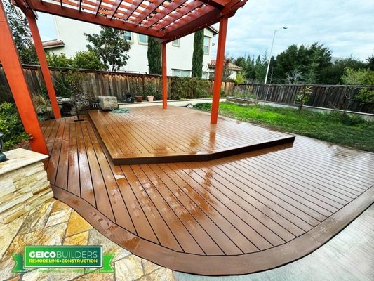 Gorgeous Curb Deck - Freemont - At Geico Builders we provide top notch finishing especially when it gets to Composite Decks. Our Team had build deck from the scratch the materials for the deck was used by Trex our Certified Partners. Gorgeous Curb Deck - Freemont - At Geico Builders we provide top notch finishing especially when it gets to Composite Decks. Our Team had build deck from the scratch the materials for the deck was used by Trex our Certified Partners.